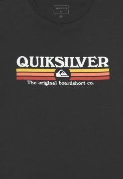 Nouveau 👏 Quiksilver LINED UP - T-shirt Imprimé - Black 🛒 -Quiksilver Soldes Boutique 33b275f90db6443b8e7f084b2b193fab