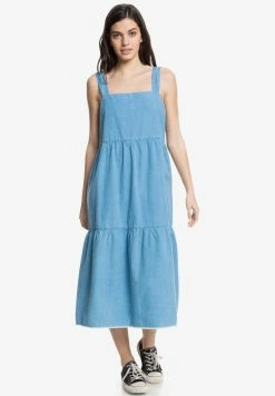 Remise ⌛ Quiksilver Robe De Jour - Chambray Blue 😍