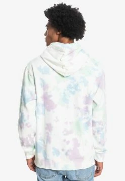 Sortie 🛒 Quiksilver Sweat à Capuche - Lavender Mineral Tie Dye 😀 -Quiksilver Soldes Boutique 343aaef398ca4688b9c689c32bdad7cf