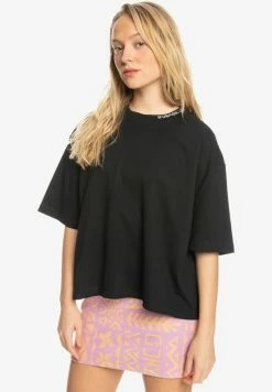 Tout neuf 🔔 Quiksilver MANCHES COURTES - T-shirt Basique - Black ❤️