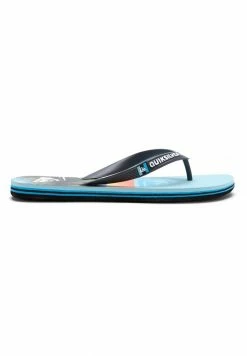 Budget 🎉 Quiksilver MOLOKAI PANEL - Tongs - Blue 🔥 -Quiksilver Soldes Boutique 34ffbe30e3494099b66d7ecaa75fe713