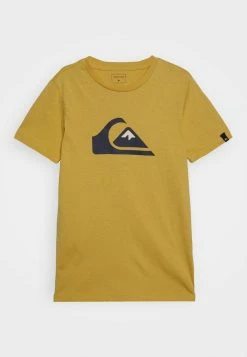 Bon marché ❤️ Quiksilver COMP LOGO - T-shirt Imprimé - Rattan 🤩