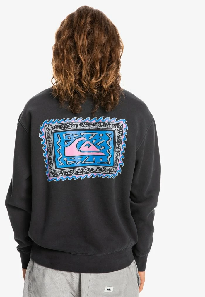 Meilleure affaire đ Quiksilver NEON SLAB - Sweatshirt - Tarmac â 2 Meilleure affaire đ Quiksilver NEON SLAB - Sweatshirt - Tarmac â â Image 2