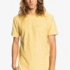 Remise ✔️ Quiksilver KENTIN MANCHES COURTES POUR EQYKT - T-shirt Imprimé - Yellow 🔥