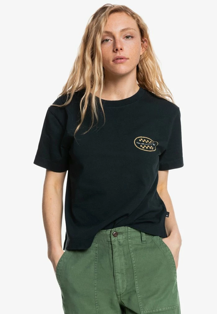 Sortie ✨ Quiksilver MANCHES COURTES - T-shirt Imprimé - Black ✔️ 1 Sortie ✨ Quiksilver MANCHES COURTES - T-shirt Imprimé - Black ✔️