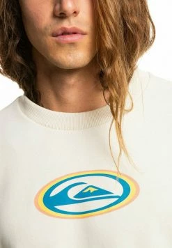 Promo ⭐ Quiksilver TEMPER - Sweatshirt - Antique White 😀 -Quiksilver Soldes Boutique 389061cfc703417d9e7648bc337174da
