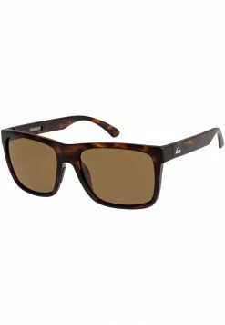 Meilleure vente 😀 Quiksilver EQYEY - Lunettes De Soleil - Matte Tortoise/ Brown Polarize 🔥