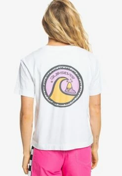 Sortie ❤️ Quiksilver MANCHES COURTES - T-shirt Imprimé - Off-white 🛒 -Quiksilver Soldes Boutique 3a82e073d32340aa9158e7ad84444e6b