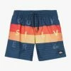Bon marché 🧨 Quiksilver WORD BLOCK VOLLEY YOUTH - Short De Bain - Majolica Blue ✨