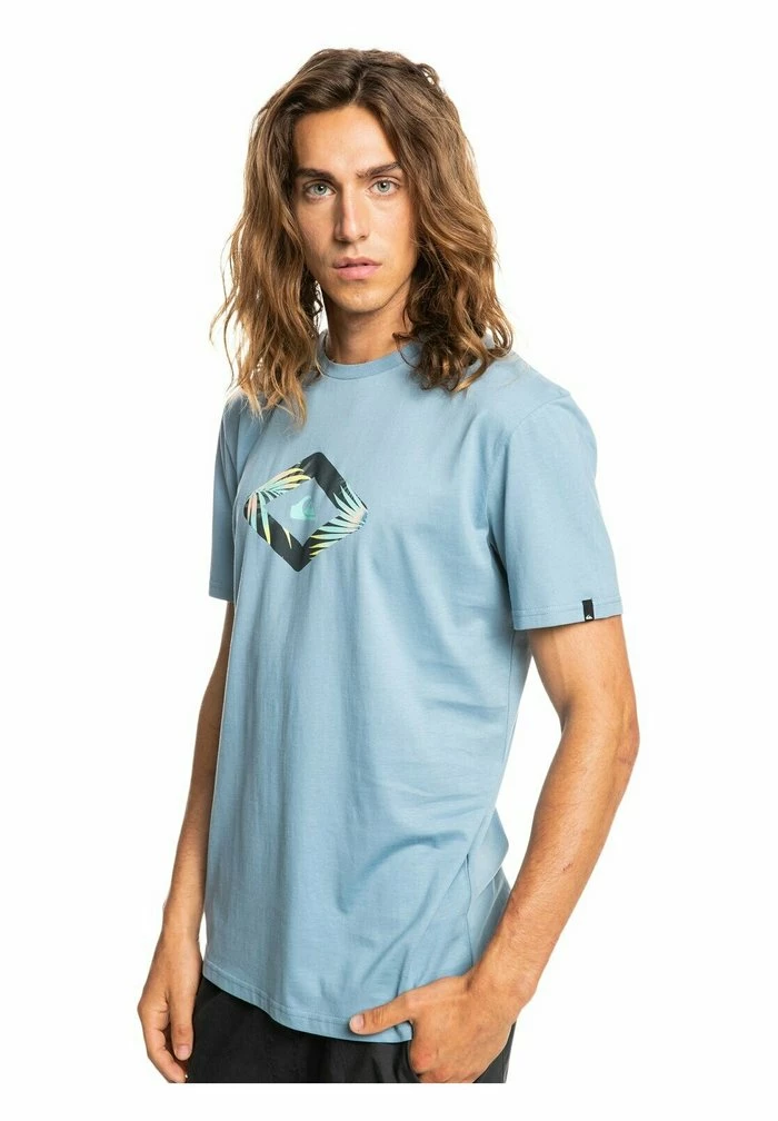 Grosses soldes 🔥 Quiksilver LET IT RIDE - T-shirt Imprimé - Faded Denim 🔔 4 Grosses soldes 🔥 Quiksilver LET IT RIDE - T-shirt Imprimé - Faded Denim 🔔 – Image 4