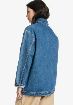 Promo 🎁 Quiksilver Veste En Jean - Medium Blue 🎁 -Quiksilver Soldes Boutique 3eb1844543e04db4ac1f0cbd5887648c