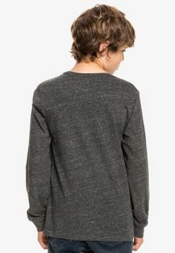 Meilleure affaire 👏 Quiksilver NEW SLANG - T-shirt à Manches Longues - Charcoal Heather ✔️ -Quiksilver Soldes Boutique 3f4f7f677bab49f690c11cc5df44f315