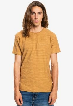 Promo 👏 Quiksilver KENTIN MANCHES COURTES POUR EQYKT - T-shirt Imprimé - Chipmunk Kentin 🔔