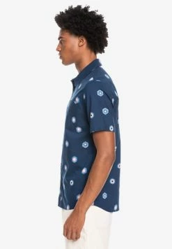 Tout neuf ❤️ Quiksilver COSMOS KURZÄRMLIGES - Chemise - Insignia Blue Cosmos ⌛ -Quiksilver Soldes Boutique 41560f53394d41c38f91b8f51693730f