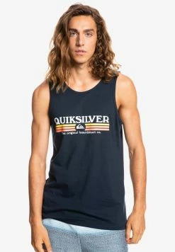 De gros ⭐ Quiksilver LINED UP - Débardeur - Navy Blazer ⌛