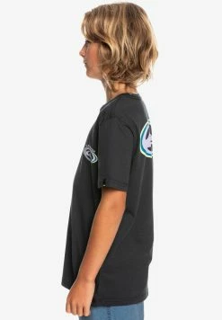 Remise 🎁 Quiksilver T-shirt Imprimé - Black 👍 -Quiksilver Soldes Boutique 4339fd5814244e55b476fae3230f340e