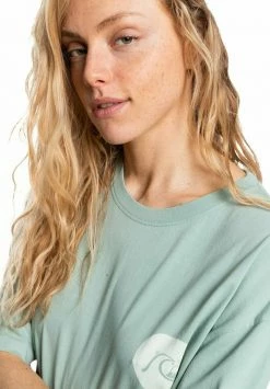 Vente flash ⭐ Quiksilver T-shirt Imprimé - Green Milieu 😀 -Quiksilver Soldes Boutique 43fda91bb7ca45bab1a61154b3ef1f78