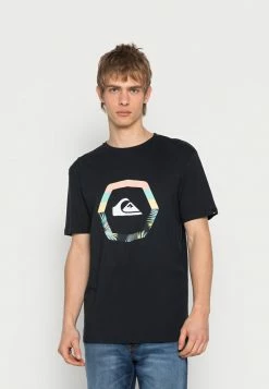 Acheter 👍 Quiksilver UP RISE - T-shirt Imprimé - Black 🎉