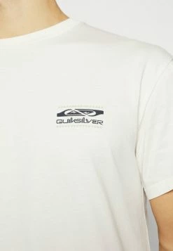 Promo 🧨 Quiksilver TRAIL MAP TEES - T-shirt Imprimé - Snow White 🧨 -Quiksilver Soldes Boutique 454e5ab5958c4c8aaccf75afe52fdf1c
