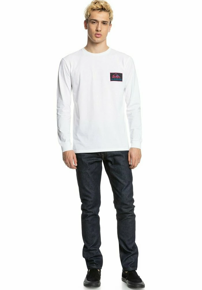 Offres 💯 Quiksilver RETURN TO THE MOON - T-shirt à Manches Longues - White 🤩 2 Offres 💯 Quiksilver RETURN TO THE MOON - T-shirt à Manches Longues - White 🤩 – Image 2