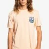 Meilleure affaire 🛒 Quiksilver ANOTHER STORY - T-shirt Imprimé - Almond Cream ⭐