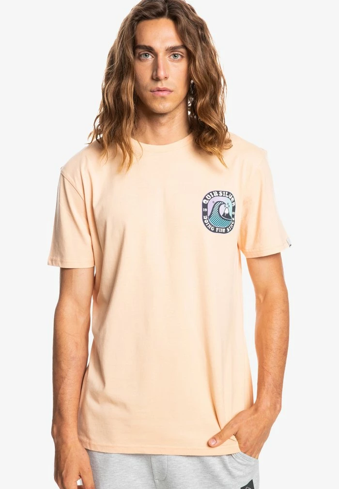 Meilleure affaire đ Quiksilver ANOTHER STORY - T-shirt Imprimé - Almond Cream â 1 Meilleure affaire đ Quiksilver ANOTHER STORY - T-shirt Imprimé - Almond Cream â