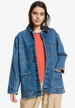 Promo 🎁 Quiksilver Veste En Jean - Medium Blue 🎁