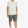 Coupon 💯 Quiksilver SHORT SLEEVE - Polo - Antique White Heather Polo ✔️