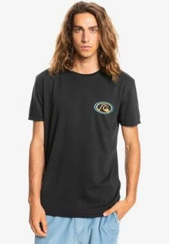Meilleure vente ✔️ Quiksilver T-shirt Imprimé - Black 🔔