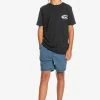 Remise 🎁 Quiksilver T-shirt Imprimé - Black 👍