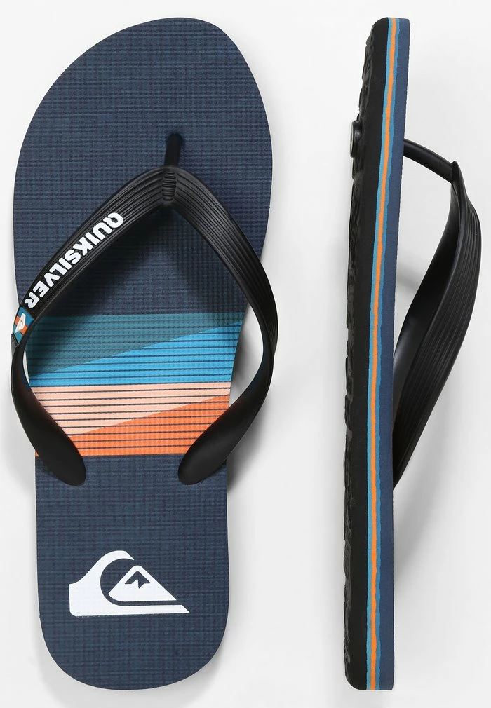 Tout neuf 😍 Quiksilver MOLOKAI SEASONS - Tongs - Black/blue/blue 🎉 1 Tout neuf 😍 Quiksilver MOLOKAI SEASONS - Tongs - Black/blue/blue 🎉