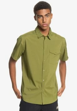 Offres 👍 Quiksilver DOLDRUMS - Chemise - Olive Branch 🎁