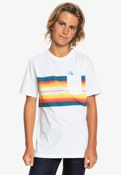 Meilleure vente 🎁 Quiksilver T-shirt Imprimé - White ✔️