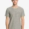 De gros 🎁 Quiksilver KENTIN - T-shirt Imprimé - Grey 💯
