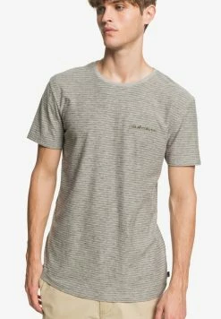 De gros 🎁 Quiksilver KENTIN - T-shirt Imprimé - Grey 💯 -Quiksilver Soldes Boutique 4c8718a07f4b407092430065a14b04f9