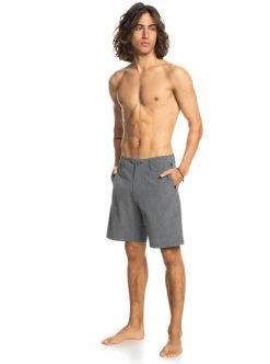 Tout neuf 🧨 Quiksilver UNION HEATHER AMPHIBIEN - Short De Sport - Black 💯