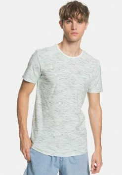 Grosses soldes 😍 Quiksilver KENTIN - T-shirt Imprimé - Off White ⭐