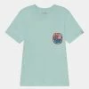 Remise 🧨 Quiksilver ANOTHER STORY - T-shirt Imprimé - Blue Glass 🛒
