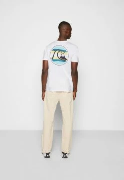 Tout neuf ⌛ Quiksilver RESIN TINT - T-shirt Imprimé - White 👍 -Quiksilver Soldes Boutique 500d9a18e9f3420caeba99bdf56daf43