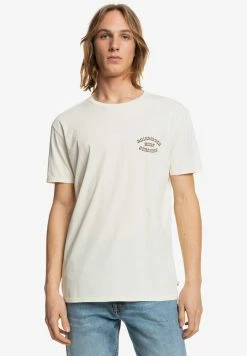 Acheter 👏 Quiksilver T-shirt Imprimé - Antique White 🎉