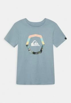 Coupon 👍 Quiksilver UPRISE SS YTH - T-shirt Imprimé - Faded Denim 👏