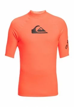 Vente flash 🔔 Quiksilver ALL TIME SS YOUTH - T-shirt De Surf - Fiery Coral 👏