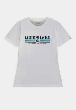 Acheter ✨ Quiksilver LINED UP - T-shirt Imprimé - White 👏