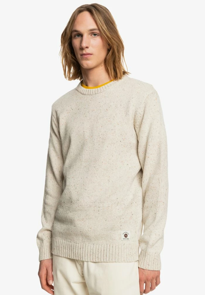 Promo đ Quiksilver NEPPY - Pullover - Antique White â€ïž 1 Promo đ Quiksilver NEPPY - Pullover - Antique White â€ïž