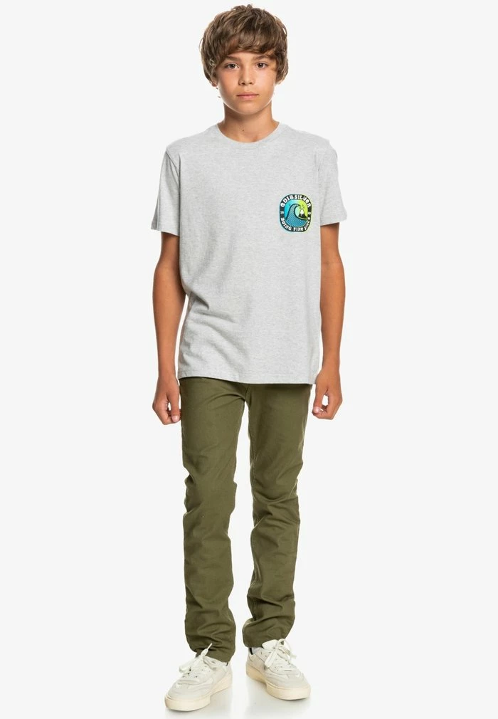 Meilleure affaire ✨ Quiksilver ANOTHER STORY - T-shirt Imprimé - Athletic Heather 👏 2 Meilleure affaire ✨ Quiksilver ANOTHER STORY - T-shirt Imprimé - Athletic Heather 👏 – Image 2