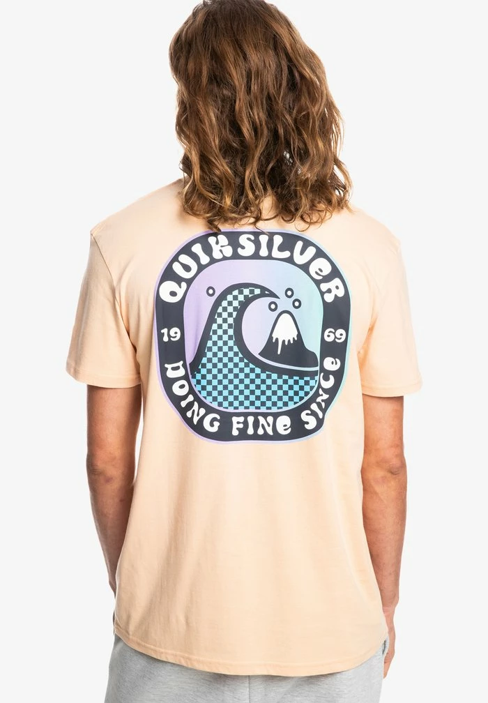 Meilleure affaire đ Quiksilver ANOTHER STORY - T-shirt Imprimé - Almond Cream â 2 Meilleure affaire đ Quiksilver ANOTHER STORY - T-shirt Imprimé - Almond Cream â â Image 2
