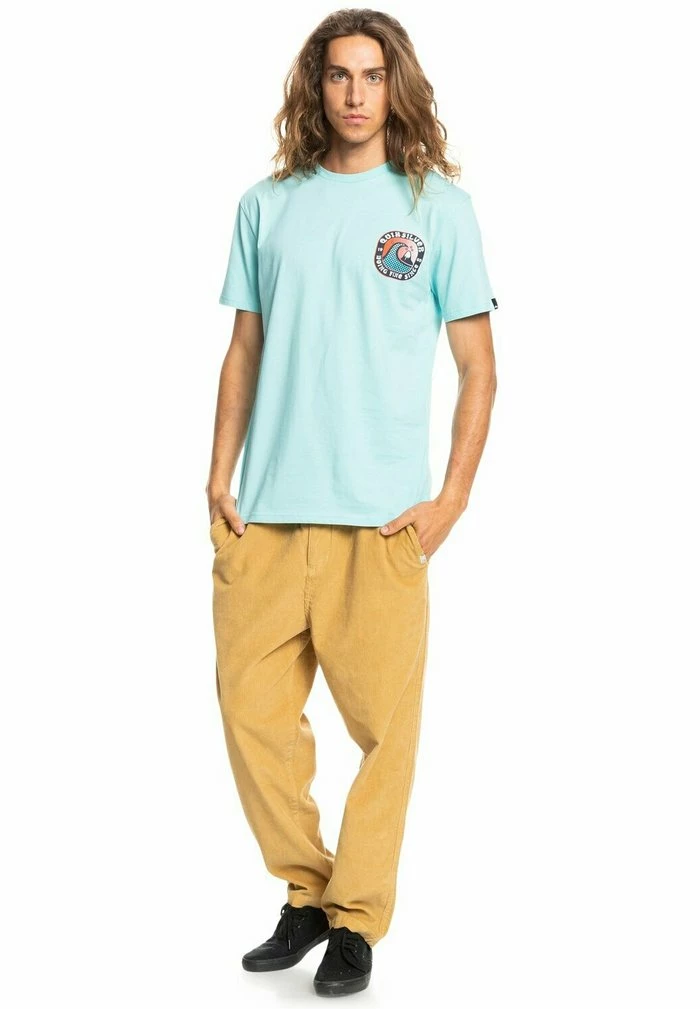 Remise ⭐ Quiksilver ANOTHER STORY - T-shirt Imprimé - Blue 😍 3 Remise ⭐ Quiksilver ANOTHER STORY - T-shirt Imprimé - Blue 😍 – Image 3
