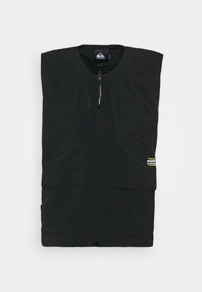 Meilleure affaire 👏 Quiksilver LAND SLIDE VEST - Veste Sans Manches - Black 🌟 4 Meilleure affaire 👏 Quiksilver LAND SLIDE VEST - Veste Sans Manches - Black 🌟 – Image 4