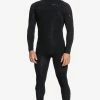 Top 10 😍 Quiksilver EVERYDAY SESSIONS - CHEST ZIP - Survêtement En Néoprène - Black 🎁