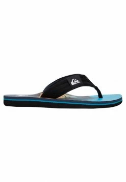 Acheter 💯 Quiksilver MOLOKAI LAYBACK - Chaussons - Black/blue/blue 🌟